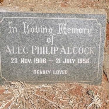 ALCOCK Alec Philip 1906-1956