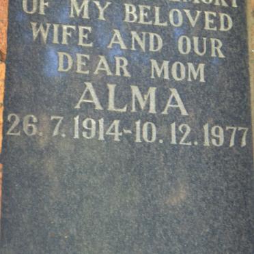 ALISON Alma 1914-1977