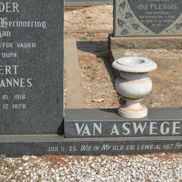 ASWEGEN Gert Johannes, van 1916-1978 &amp; Maria Johanna Susanna 1917-1977