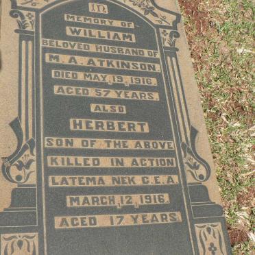 ATKINSON William -1916 :: ATKINSON Herbert -1916