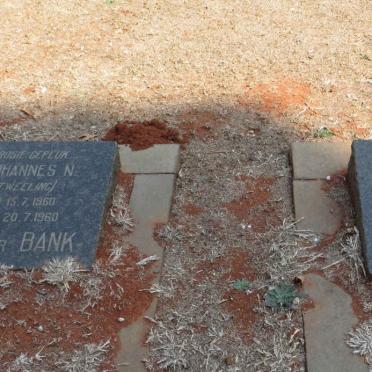 BANK Johannes N., van der 1960-1960 :: VAN DER BANK Jacobus J.F 1960-1960