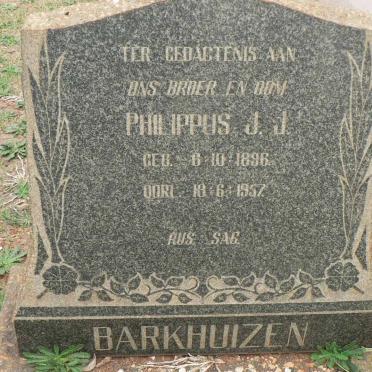 BARKHUIZEN Philippus J.J. 1896-1957