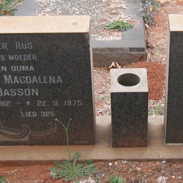 BASSON Phillipus Johannes 1916-1966 &amp; Maria Magdalena 1912-1975