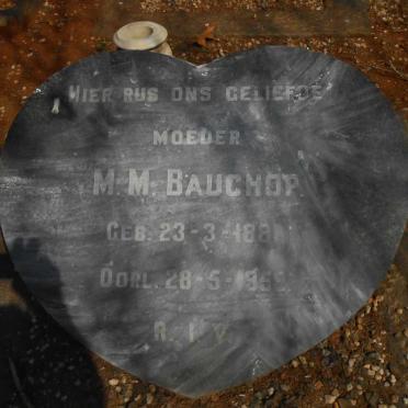 BAUCHOP M.M. 1881-1959