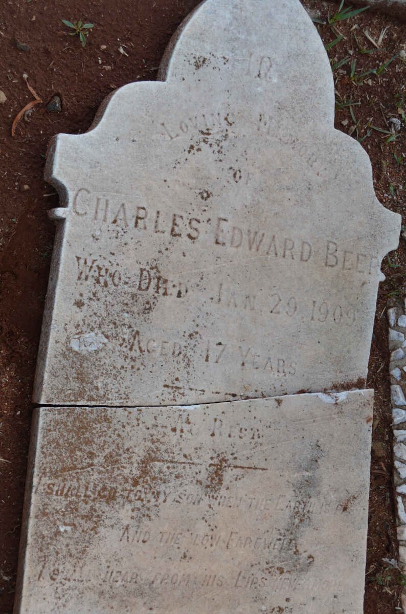 BEER Charles Edward -1909