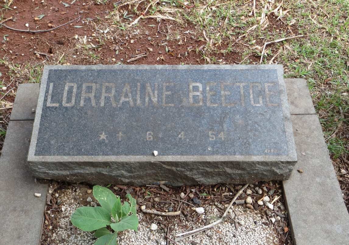 BEETGE Lorraine -1954