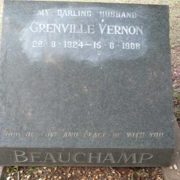 BEAUCHAMP Grenville Vernon 1924-1968
