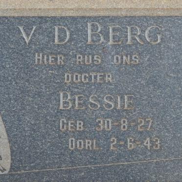 BERG Bessie, v.d. 1927-1943