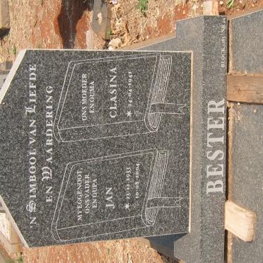 BESTER Jan 1933-2004 &amp; Clasina 1941-