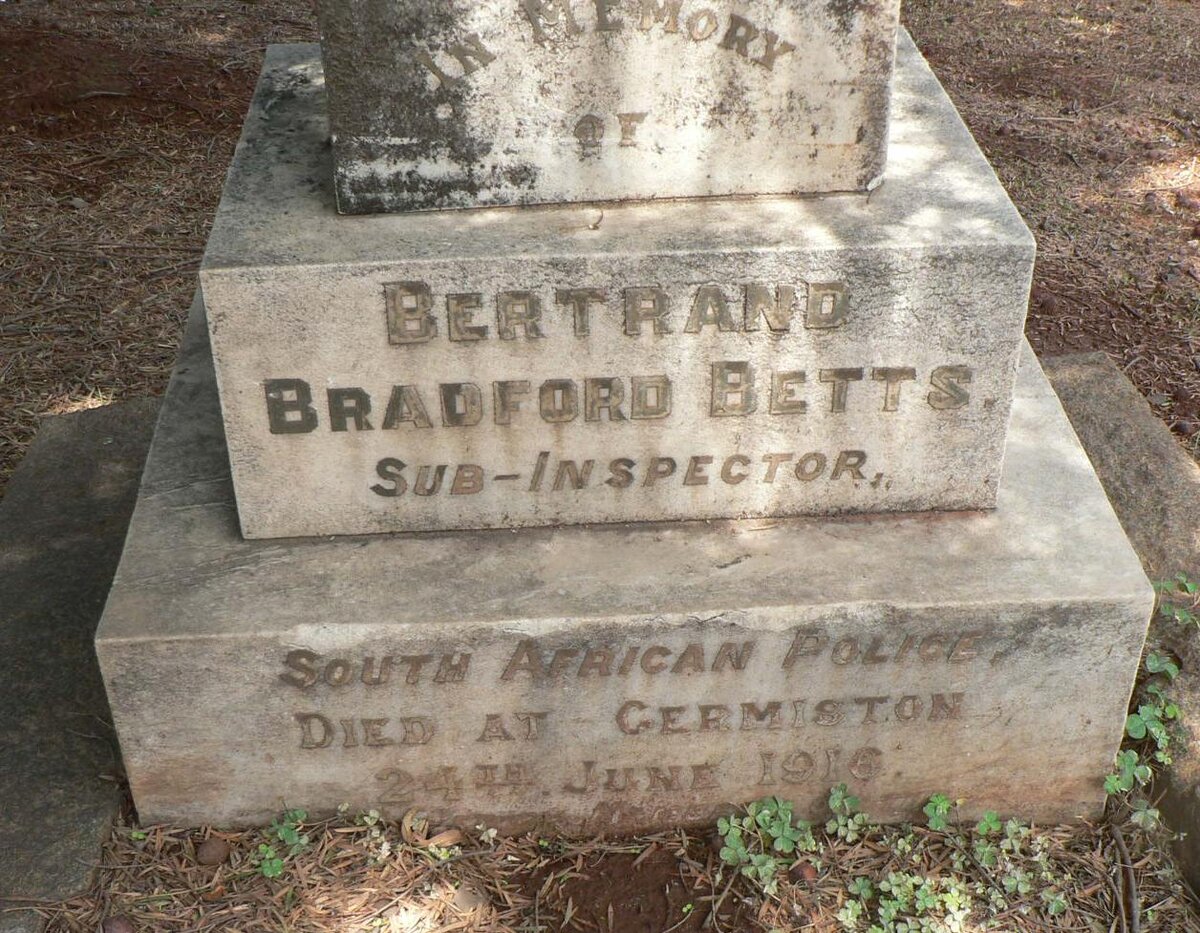 BETTS Bertrand Bradford -1916