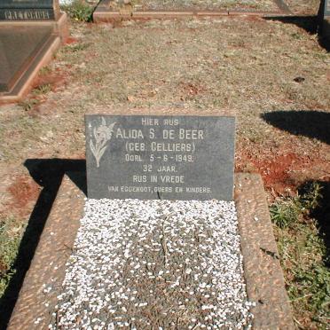 BEER Alida S., de nee CELLIERS 1917-1949
