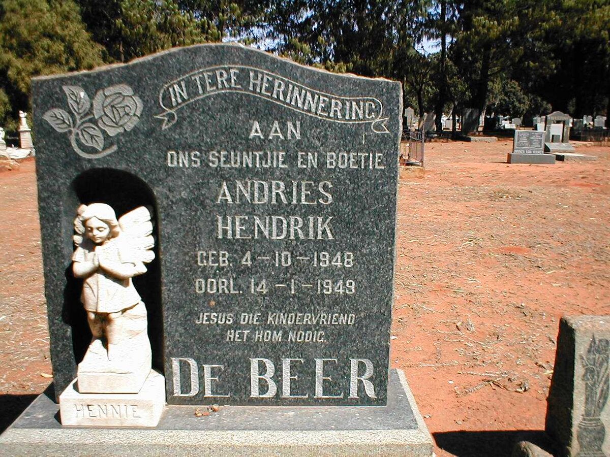 BEER Andries Hendrik, de 1948-1949
