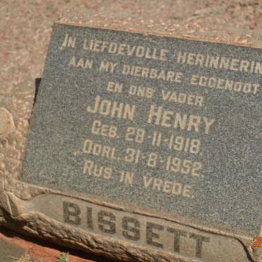 BISSETT John Henry 1918-1952