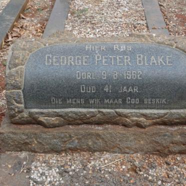 BLAKE George Peter -1962