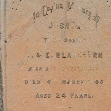 BLACKBURN Joshua -1906