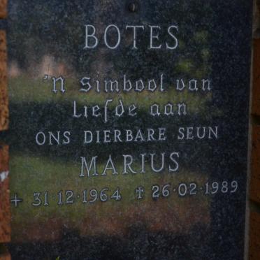 BOTES Marius 1964-1989