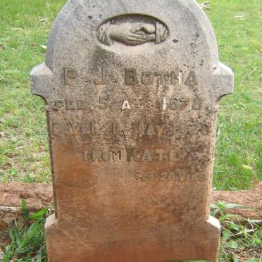 BOTHA P.J. 1878-1928