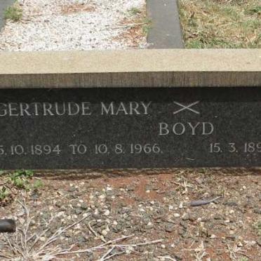 BOYD John 1890-1946 &amp; Gertrude Mary 1894-1966