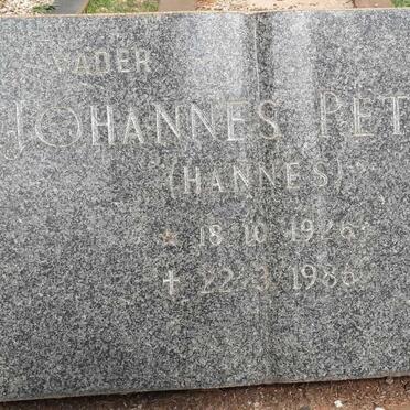 BOOYSEN Johannes Petrus 1926-1986 &amp; Aletta Cecelia 1922-