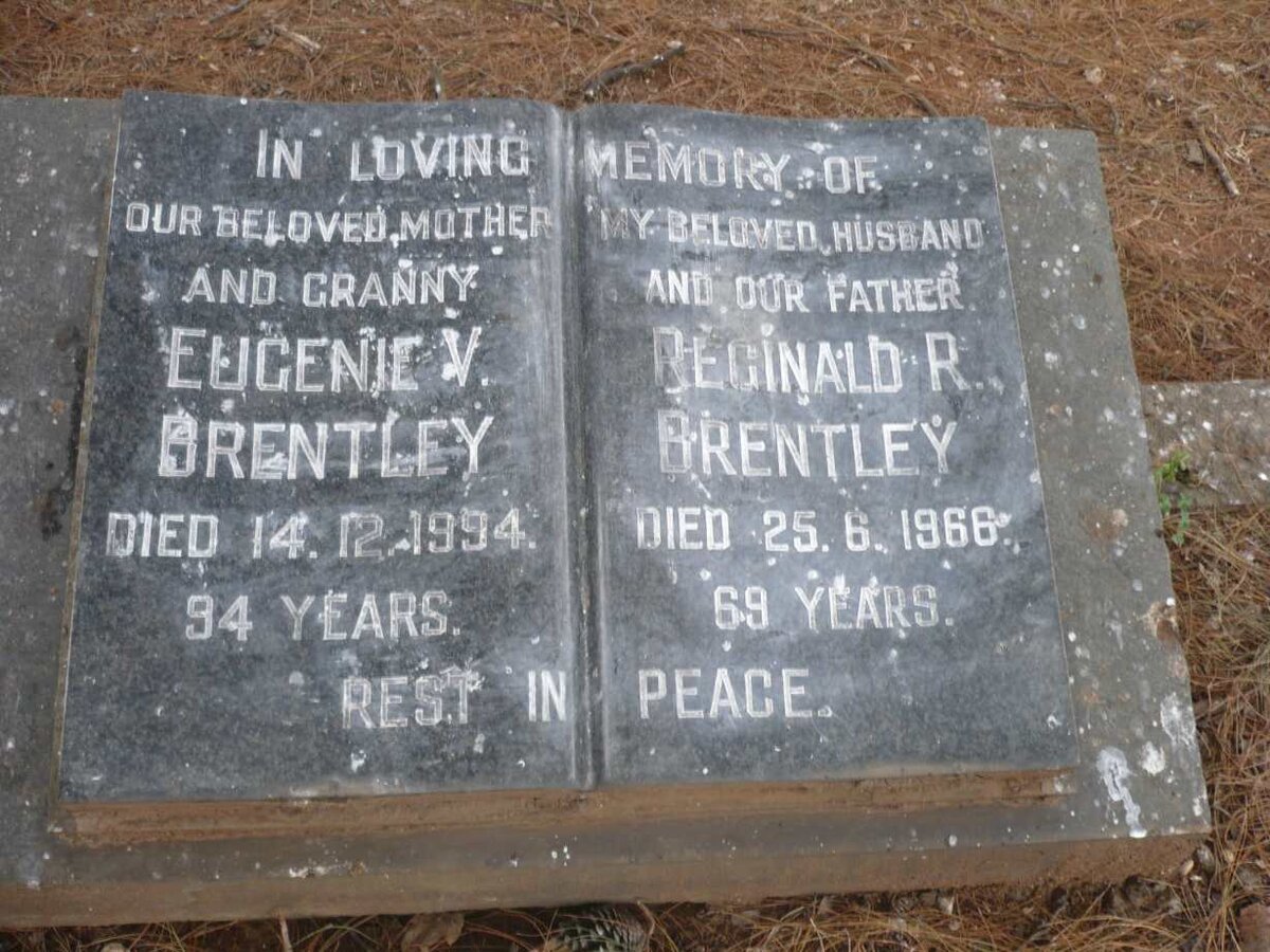 BRENTLEY Reginald R. -1966 &amp; Eugenie V. -1994