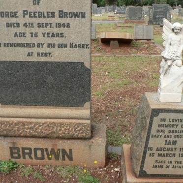 BROWN George Peebles -1948 :: BROWN Ian 1949-1951