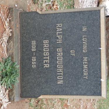 BROSTER Ralph Broughton 1908-1955