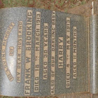 BROOKING Frank W. -1913 :: BROOKING Harry -1913