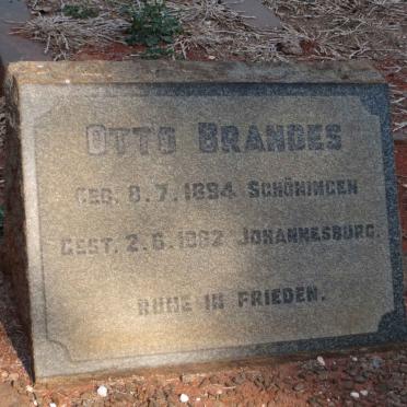 BRANDES Otto 1894-1962