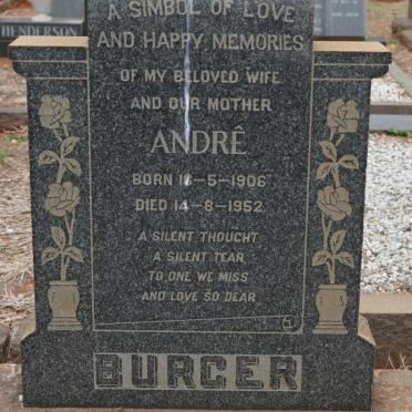 BURGER André 1906-1952