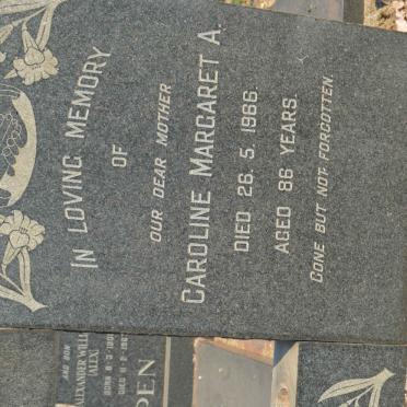 BUTTON Caroline Margaret A. -1966