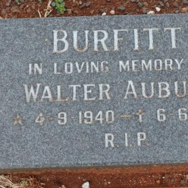 BURFITT Walter Auburn 1940-1994