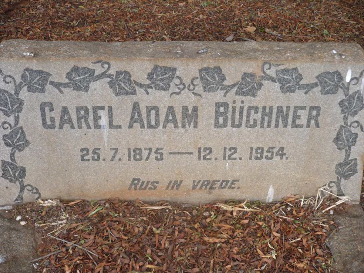 BUCHNER Carel Adam 1875-1954