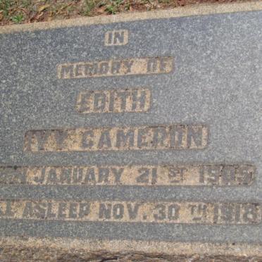CAMERON Edith Ivy 1905-1918