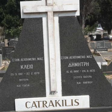 CATRAKILIS Dimitri 1902-1975 :: CATRAKILIS Kleio 1912-1979
