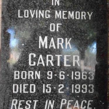 CARTER Mark 1963-1993