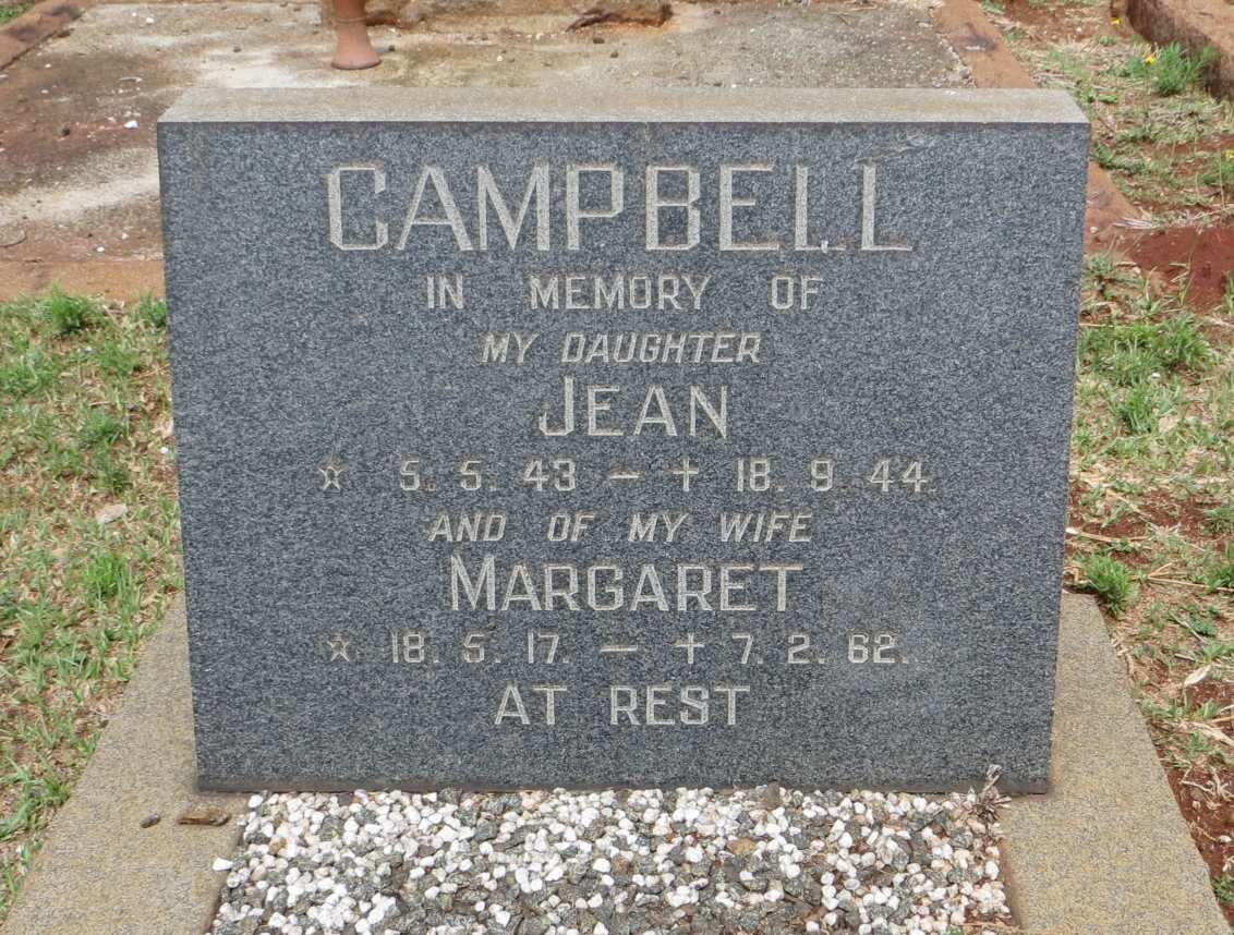 CAMPBELL Margaret 1917-1962 :: CAMPBELL Jean 1943-1944