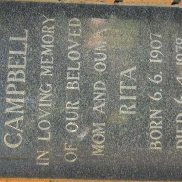 CAMPBELL Rita 1907-1978