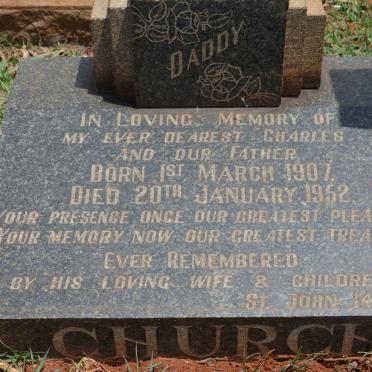 CHURCH Charles 1907-1952