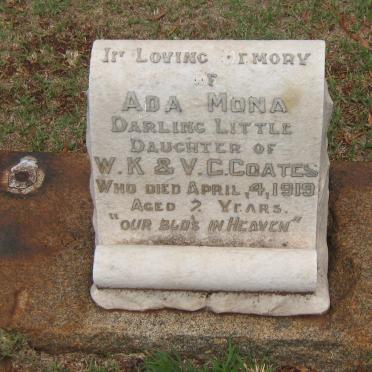 COATES Ada Mona -1919