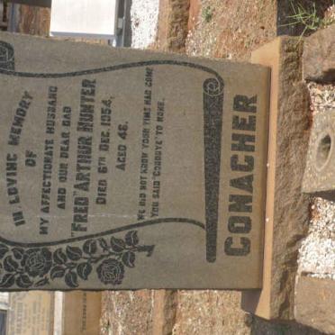 CONACHER Arthur Hunter -1954 &amp; Constance H.