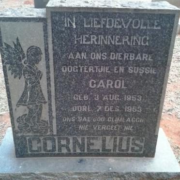 CORNELIUS Carol 1953-1953