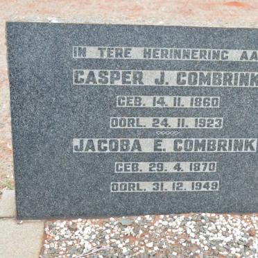 COMBRINK Casper J. 1860-1923 &amp; Jacoba E. 1870-1949