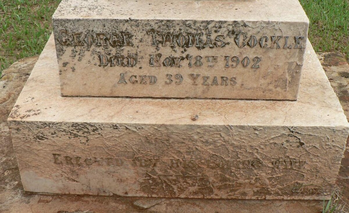 COCKLE George Thomas -1902