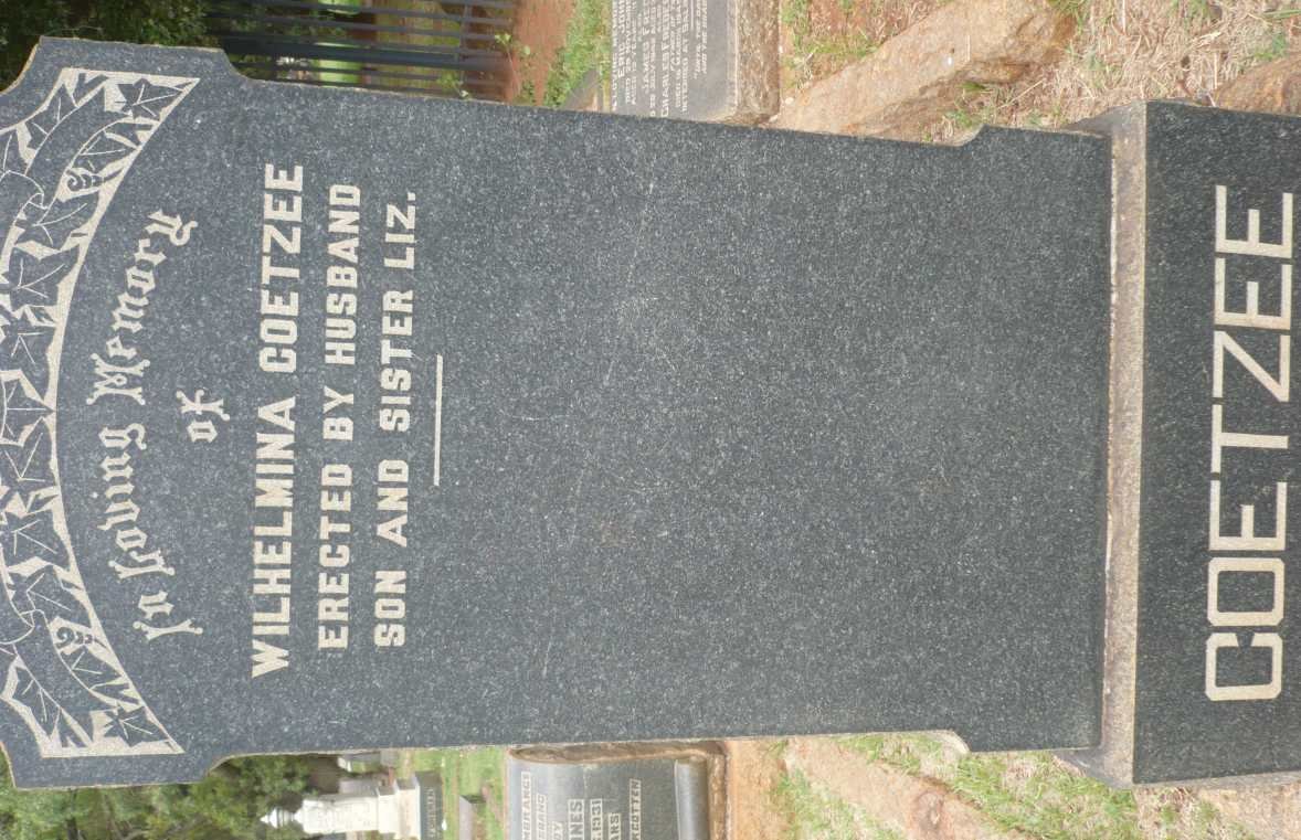 COETZEE Wilhelmina
