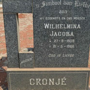 CRONJÉ Wilhelmina Jacoba 1909-1966