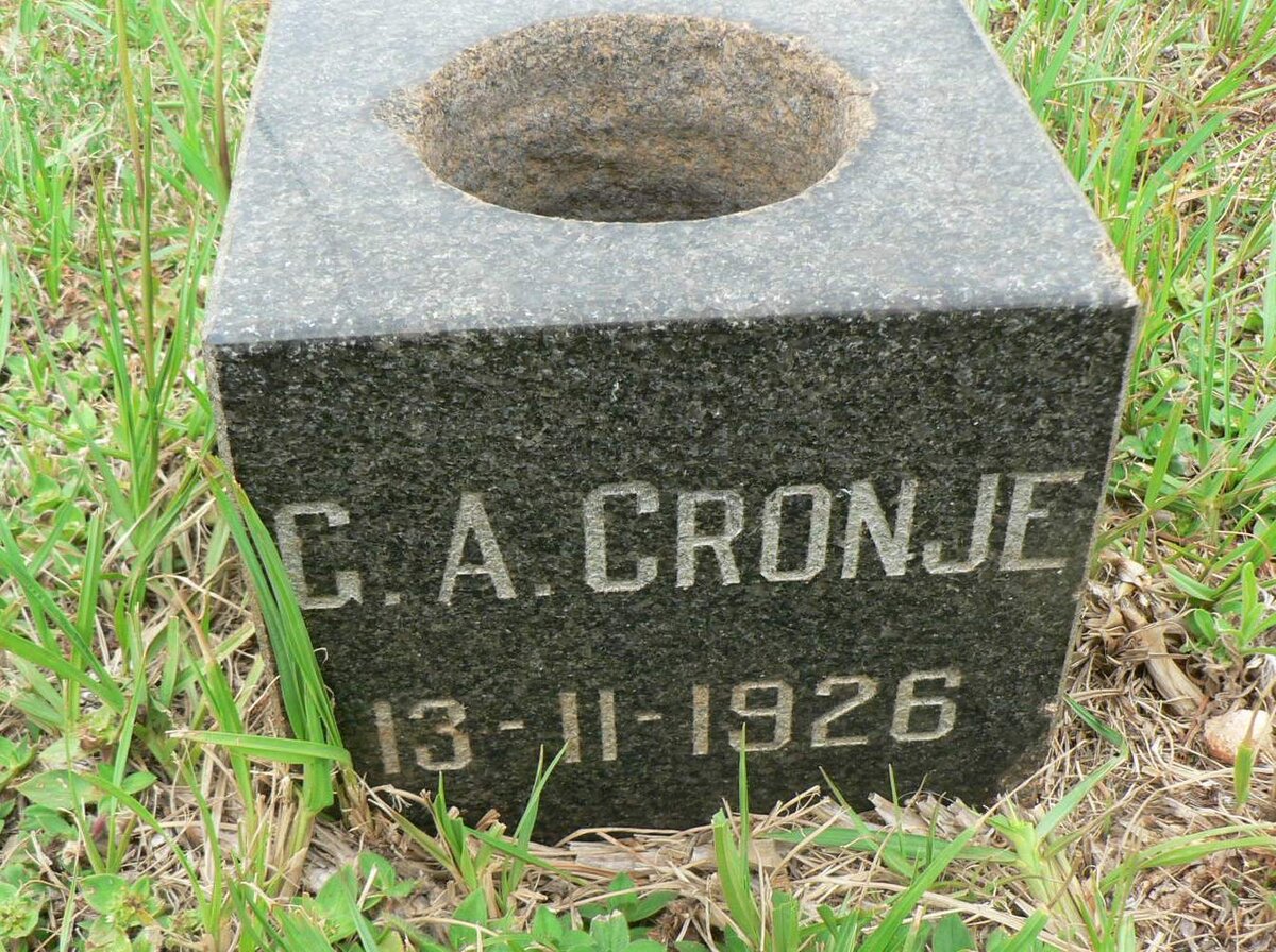 CRONJE G.A. -1926