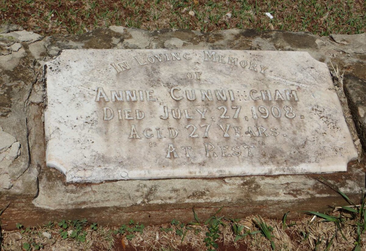 CUNNINGHAM Annie -1908