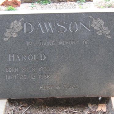 DAWSON Harold 1893-1956