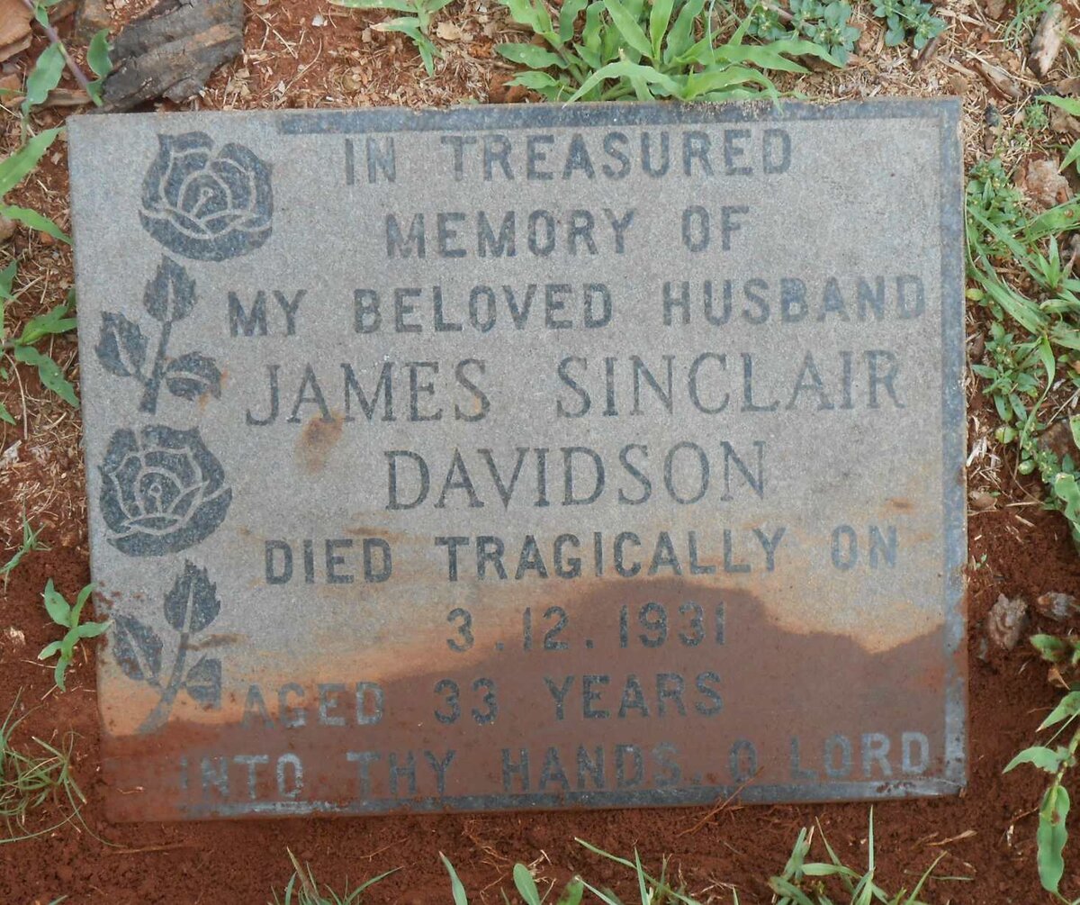 DAVIDSON James Sinclair 1931