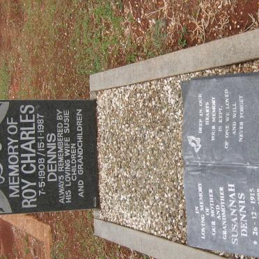 DENNIS Roy Charles 1908-1987 &amp; Susannah 1915-1998